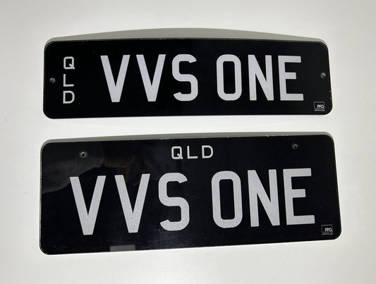VVS ONE - Personlised Number Plate image 0