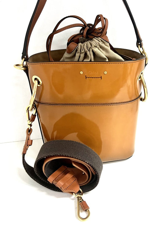 Chloe Roy Patent Leather Bucket Bag image 0