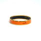 Hermes Caleche Orange Enamel Narrow Bangle