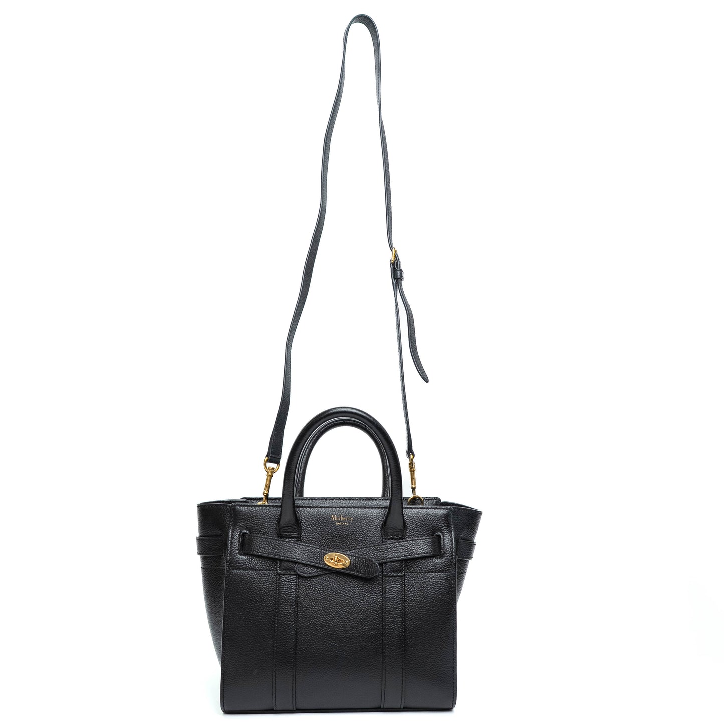 Mulberry Mini Zipped Bayswater Black