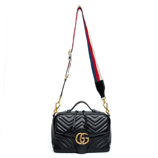 Gucci GG Marmont Top Handle Camera Bag