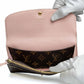 Louis Vuitton Monogram Emilie Rose Ballerine Wallet
