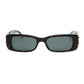 Balenciaga BB0096S Tortoiseshell Logo Rectangular Sunglasses