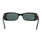 Balenciaga BB0096S Tortoiseshell Logo Rectangular Sunglasses