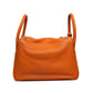 Hermes Lindy 30 Clemence Orange Bag