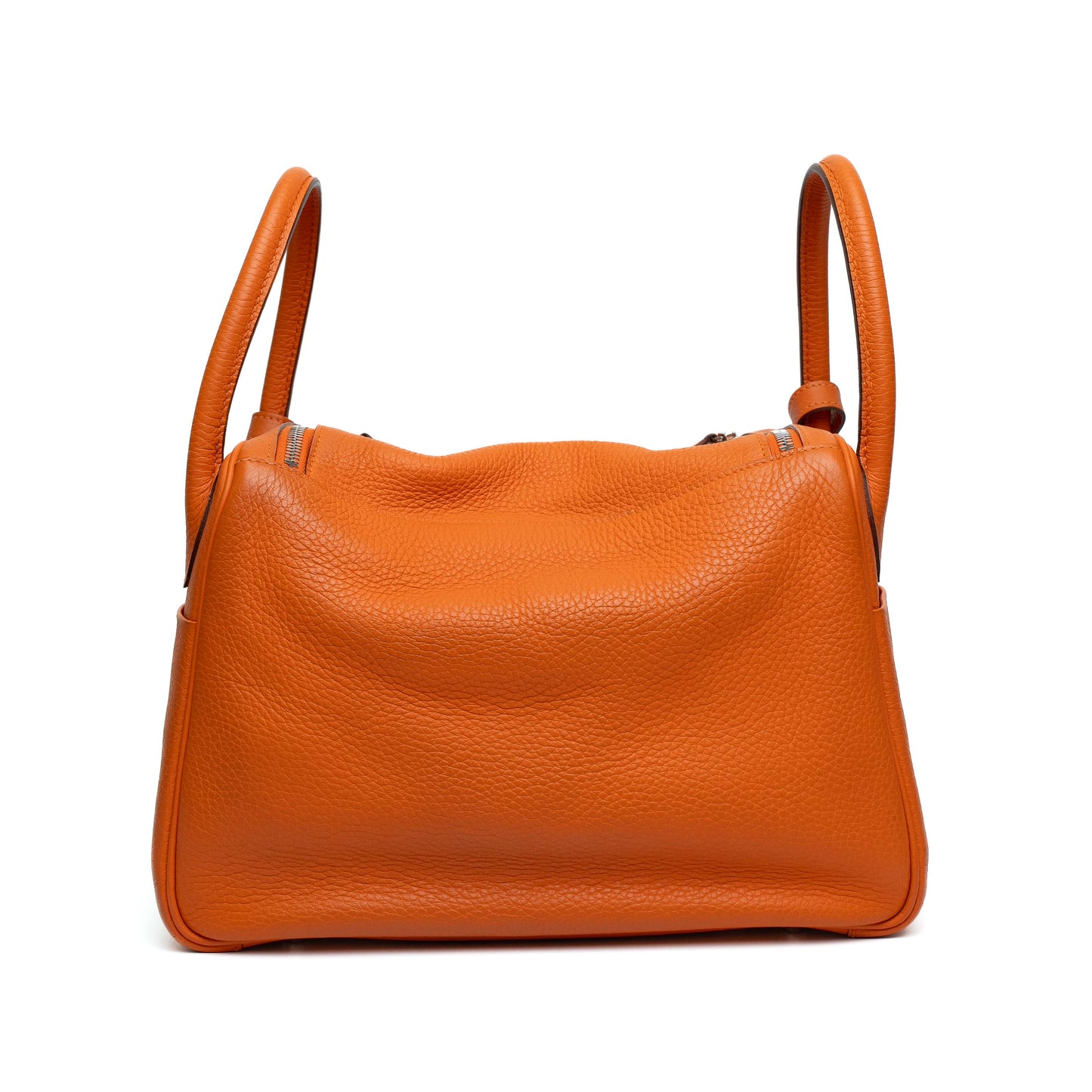 Hermes Lindy 30 Clemence Orange Bag