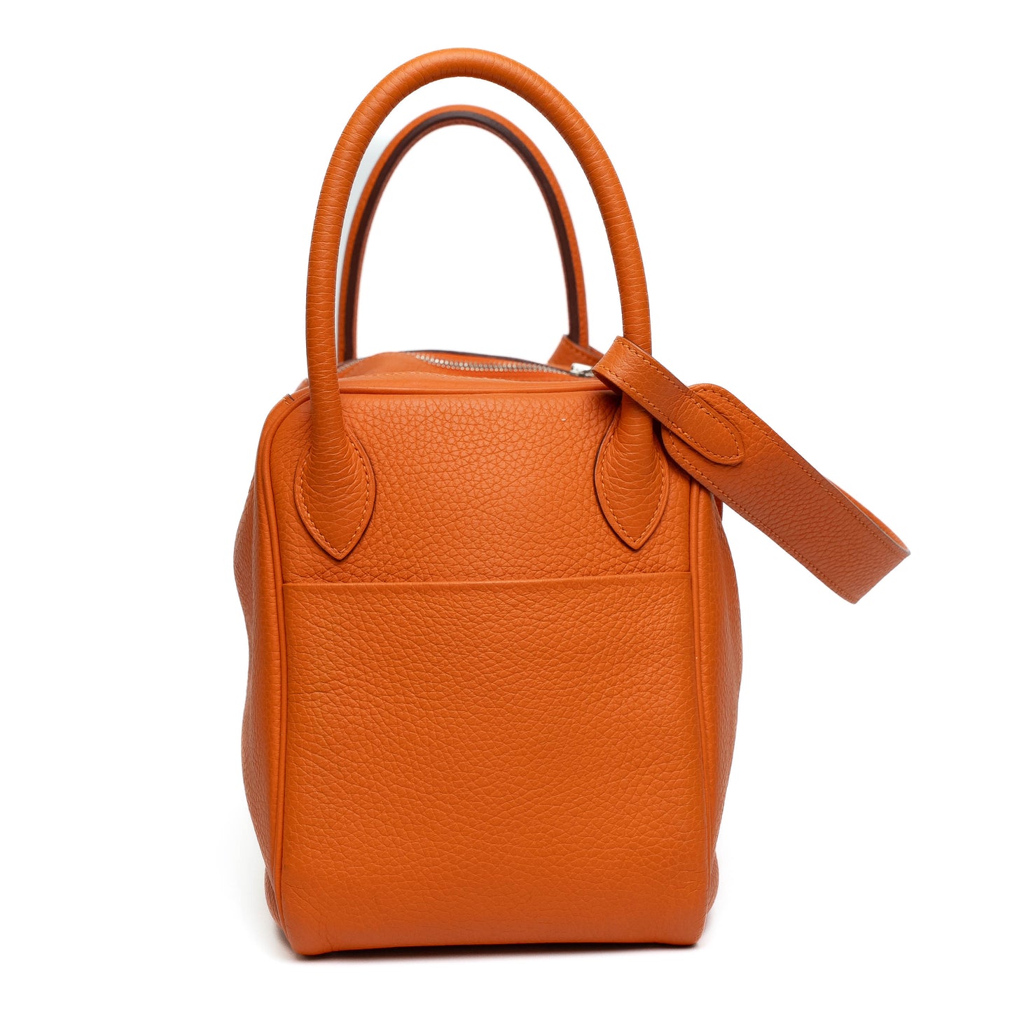Hermes Lindy 30 Clemence Orange Bag