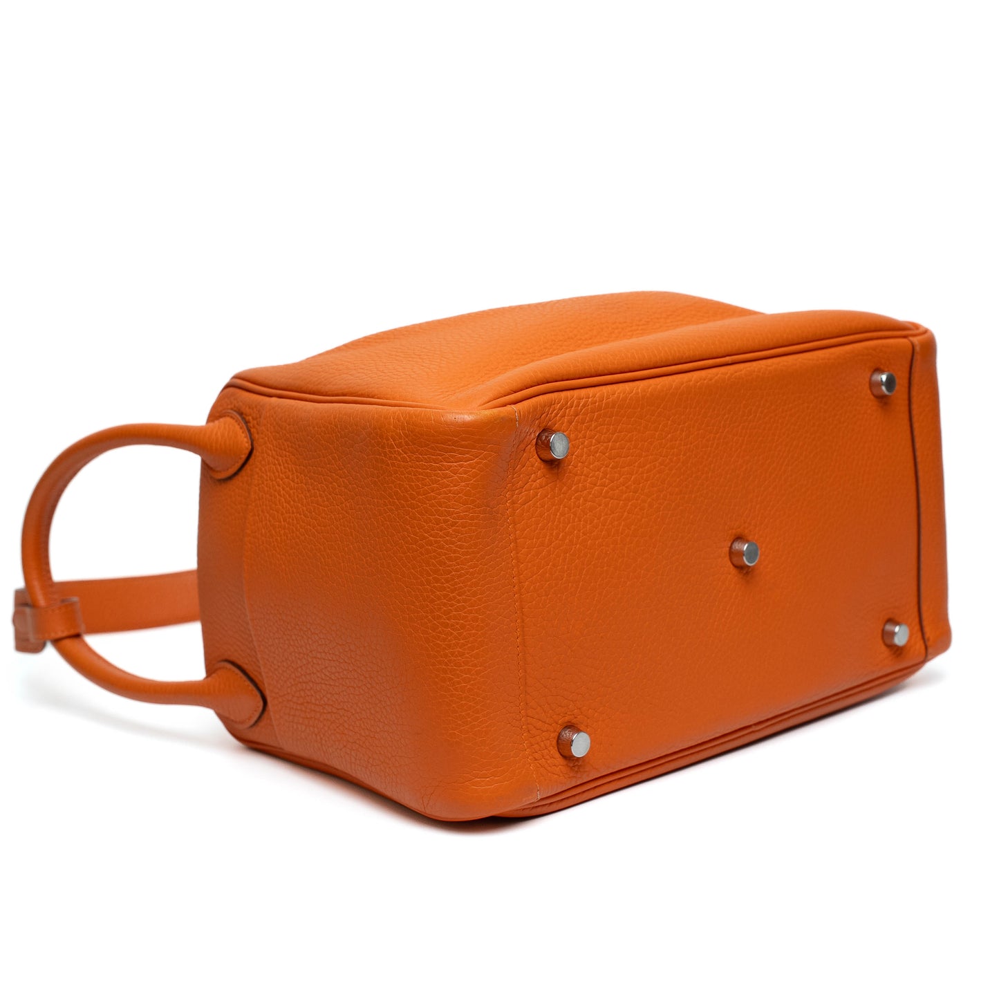 Hermes Lindy 30 Clemence Orange Bag