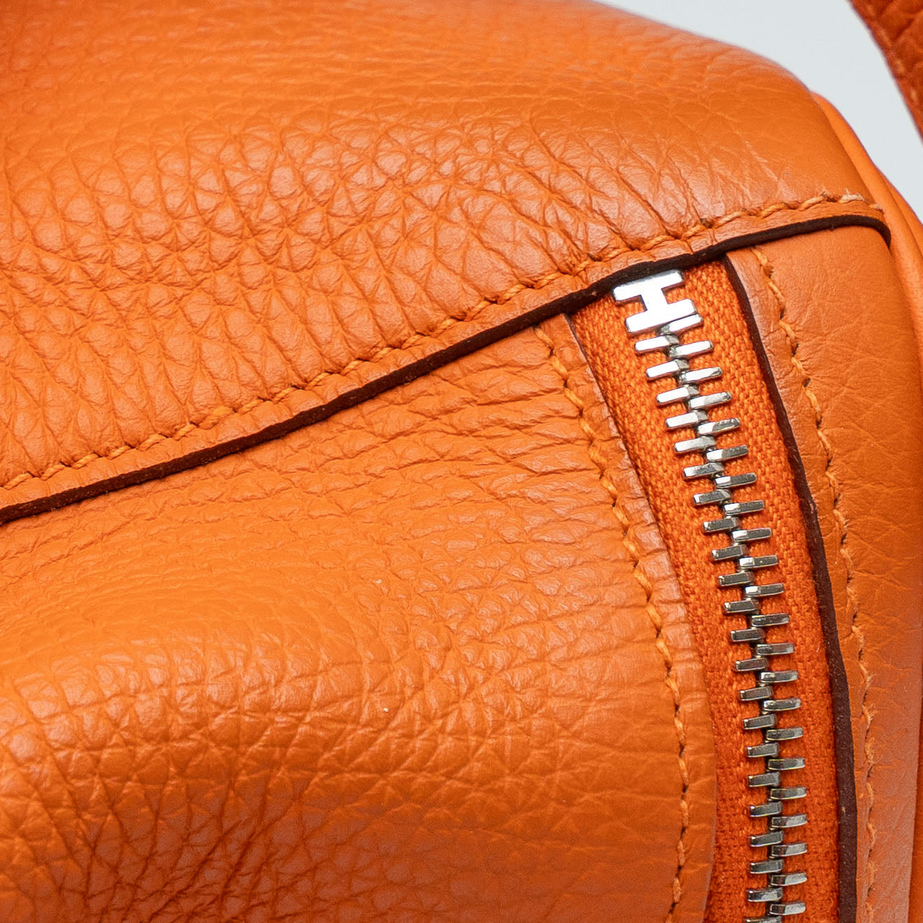 Hermes Lindy 30 Clemence Orange Bag