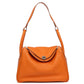 Hermes Lindy 30 Clemence Orange Bag