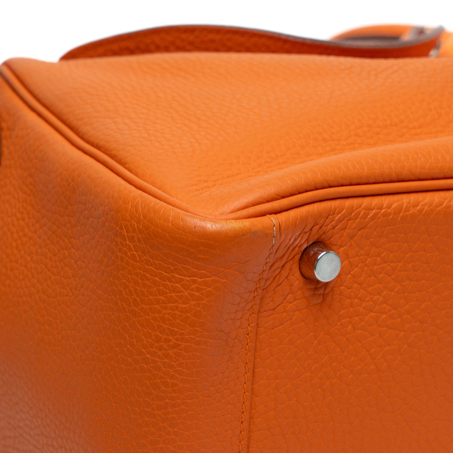 Hermes Lindy 30 Clemence Orange Bag