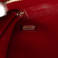 Chanel Red Caviar Quilted Business Affinity Flap Bag