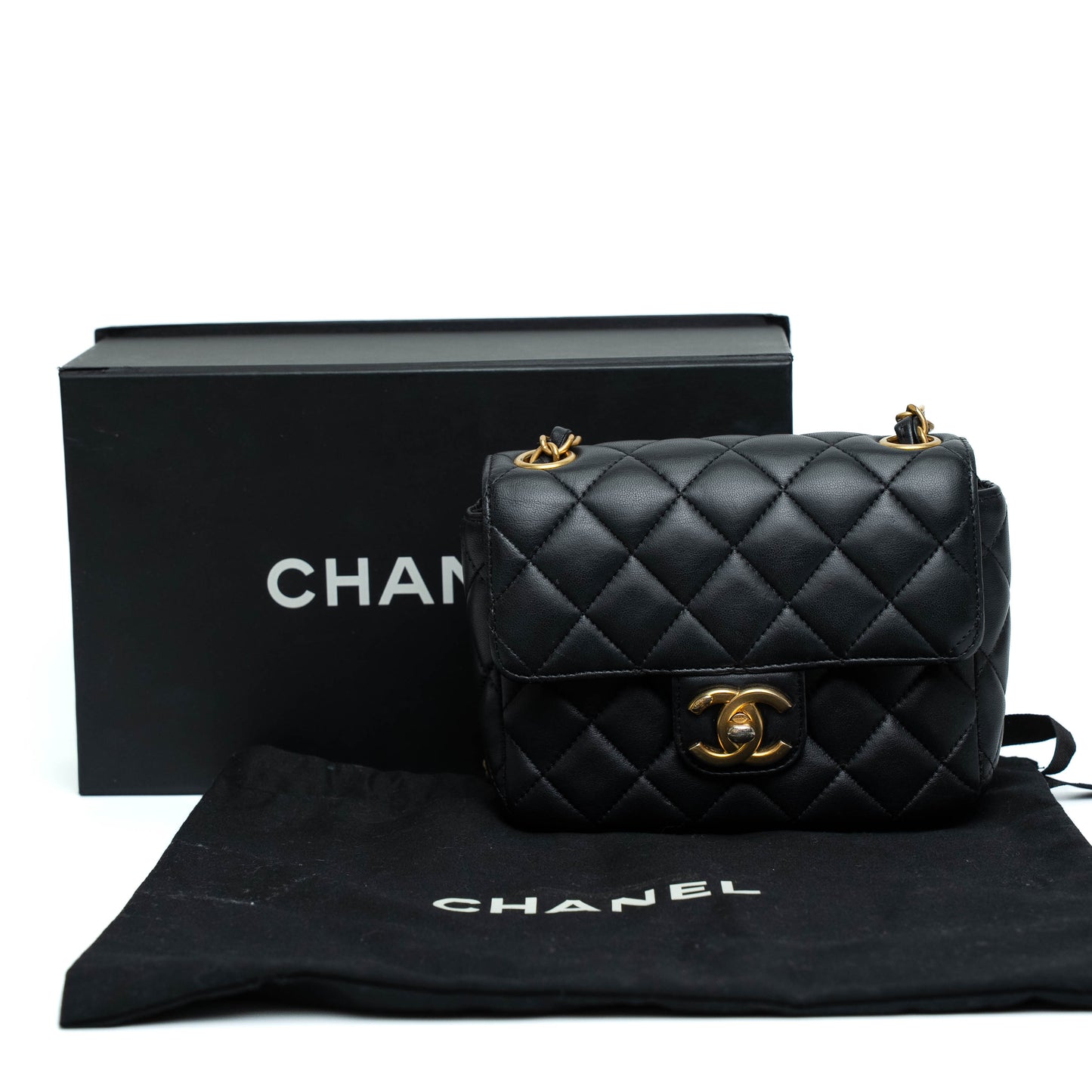 Chanel Mini Classic Black Lambskin Flap Bag