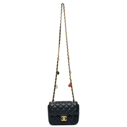 Chanel Mini Classic Black Lambskin Flap Bag