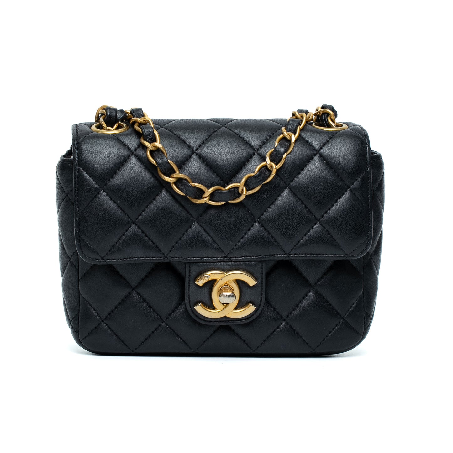 Chanel Mini Classic Black Lambskin Flap Bag