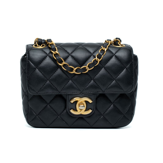 Chanel Mini Classic Black Lambskin Flap Bag
