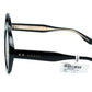 Gucci Round Black Gold Detail Sunglasses