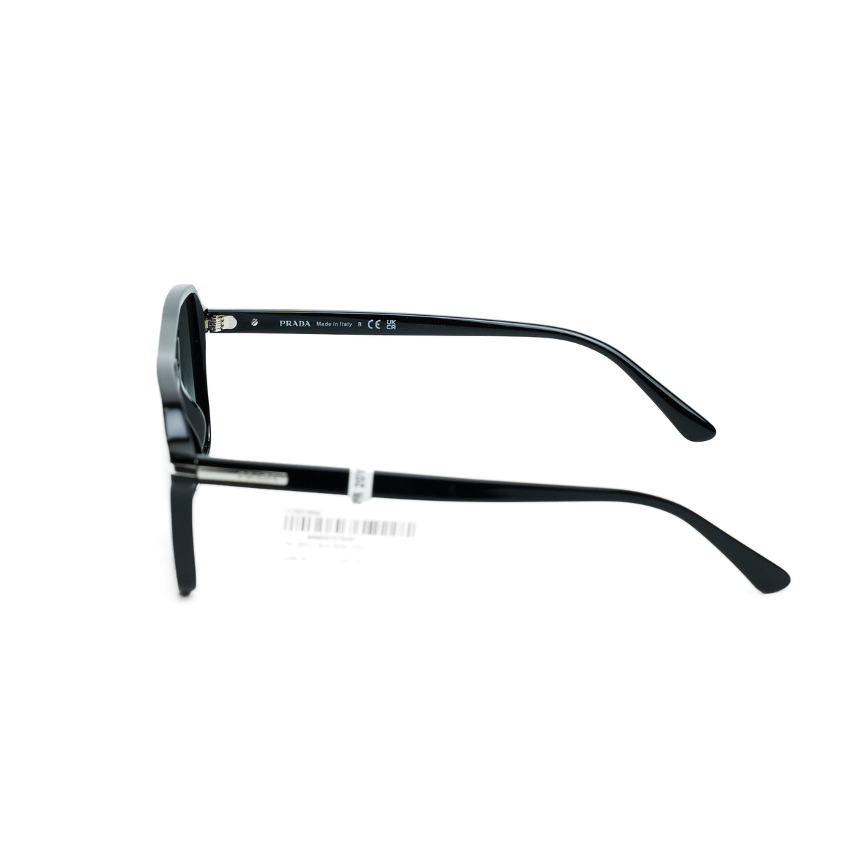Prada PR 20YS Black Pilot Sunglasses