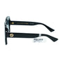 Gucci GG1337S Black Oversized Logo Sunglasses
