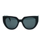 Prada 14WS Black Talc Cat-Eye Sunglasses