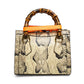 Gucci Mini Diana Beige Snakeskin Tote Bag
