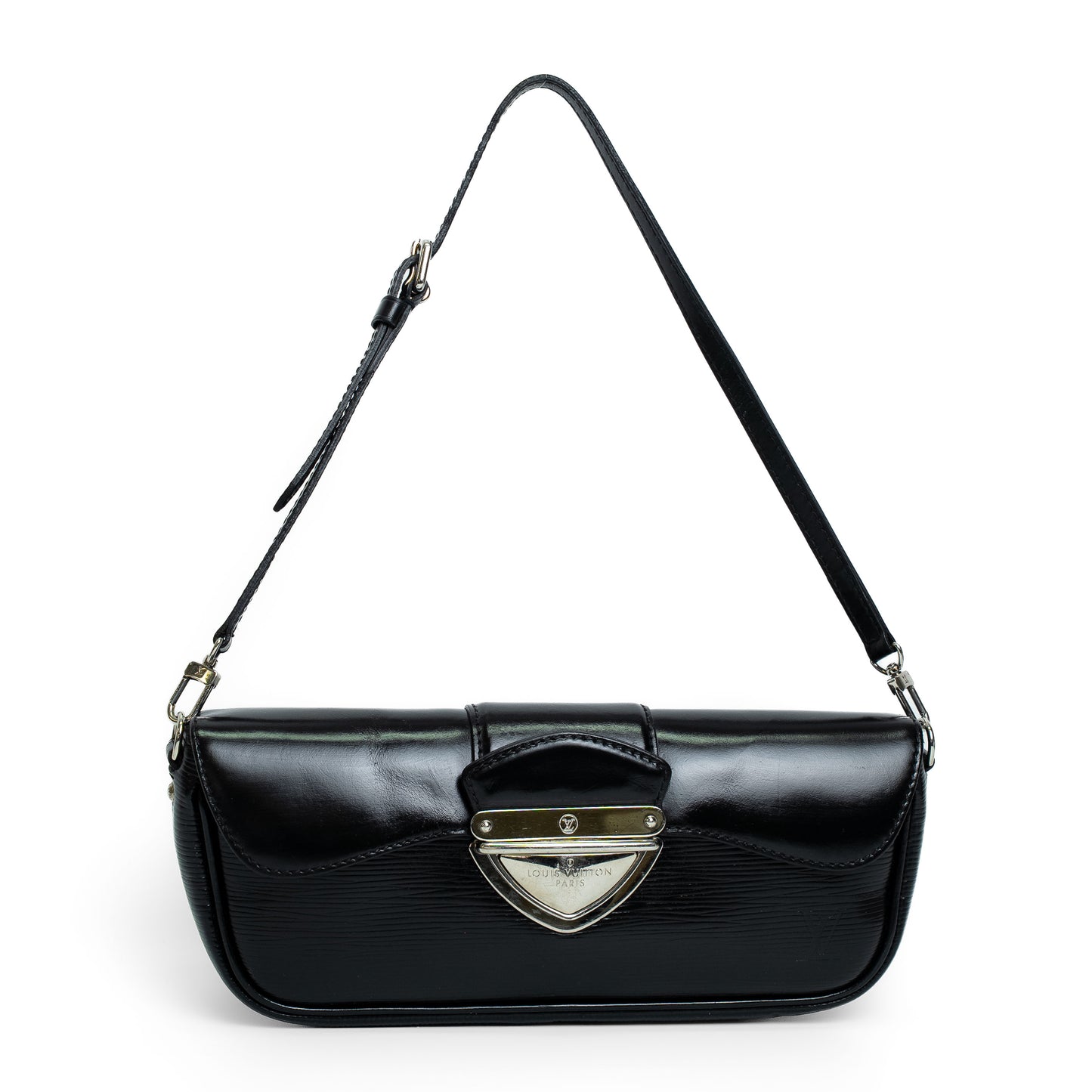 Louis Vuitton Montaigne Black Epi Clutch