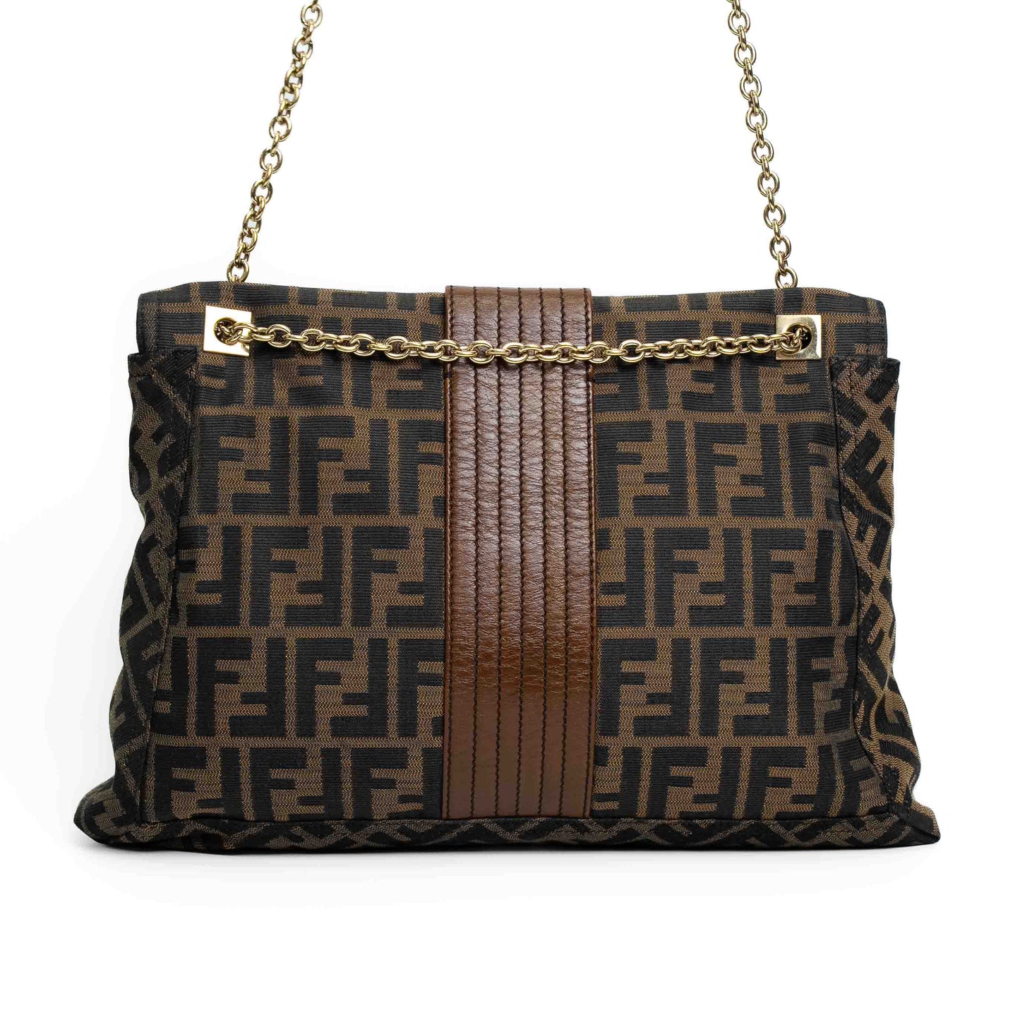 Fendi Tobacco Zucca Maxi Baguette Bag