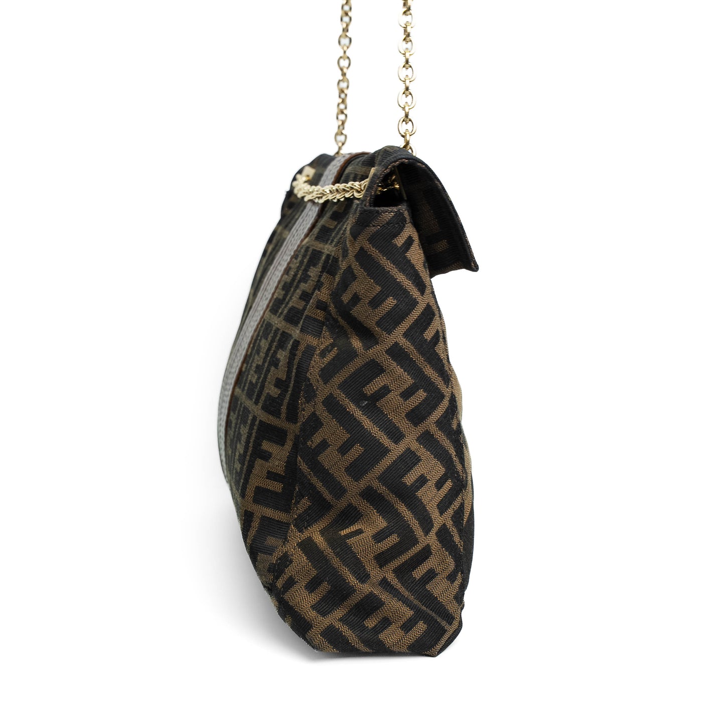 Fendi Tobacco Zucca Maxi Baguette Bag