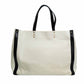 Valentino VLTN White Canvas Rockstud Tote
