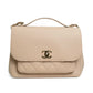 Chanel Affinity Beige Caviar Shoulder Bag