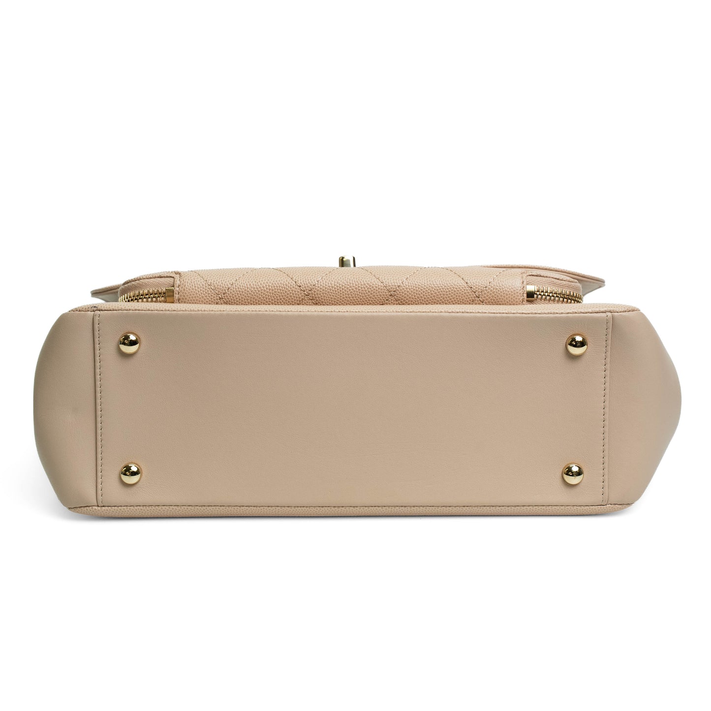Chanel Affinity Beige Caviar Shoulder Bag