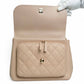 Chanel Affinity Beige Caviar Shoulder Bag