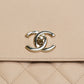 Chanel Affinity Beige Caviar Shoulder Bag