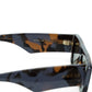 Gucci GG1331S Brown Rectangular Acetate Sunglasses
