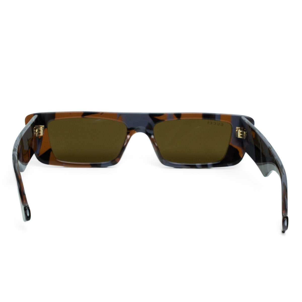 Gucci GG1331S Brown Rectangular Acetate Sunglasses