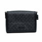 Gucci Black GG Supreme Messenger Bag