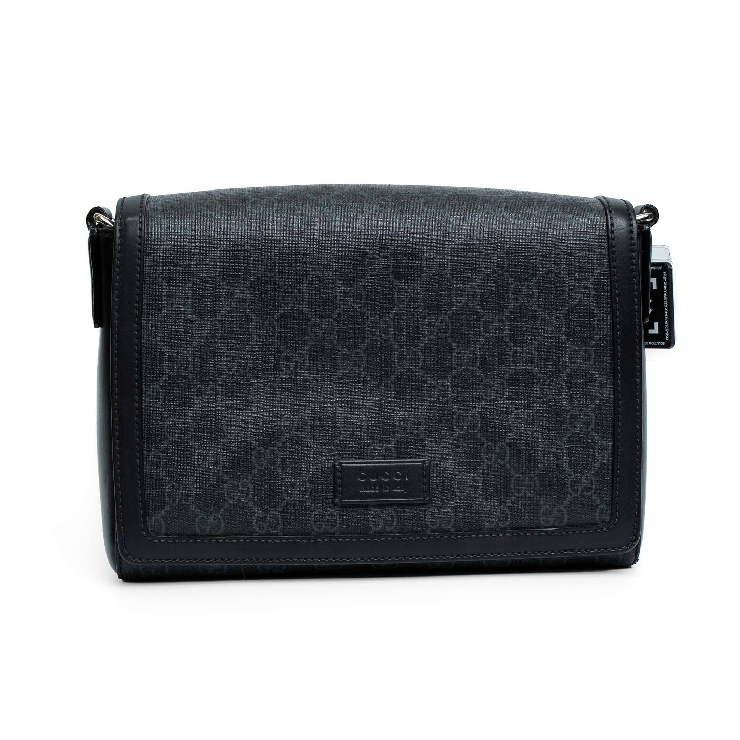 Gucci Black GG Supreme Messenger Bag