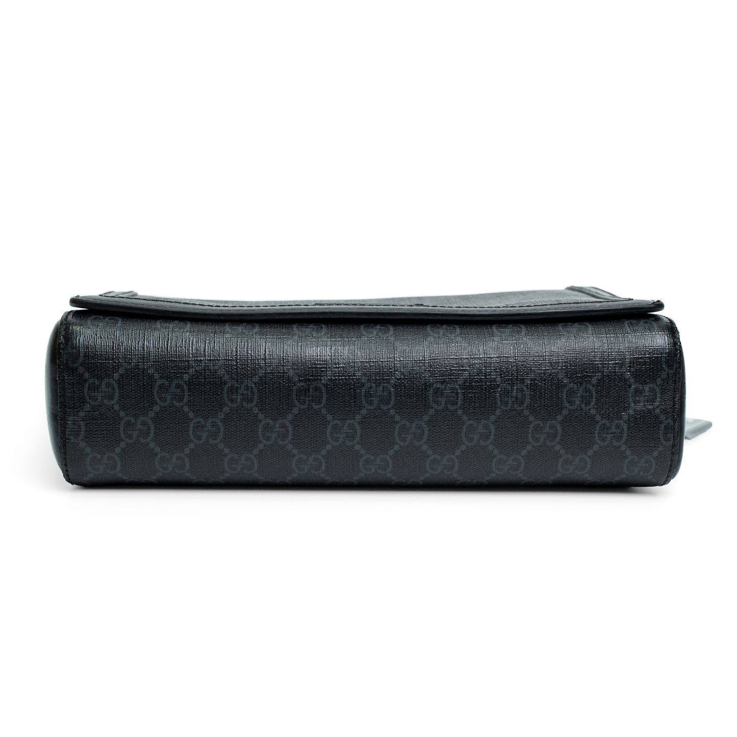 Gucci Black GG Supreme Messenger Bag