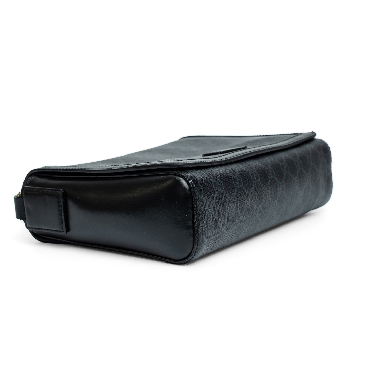 Gucci Black GG Supreme Messenger Bag