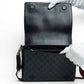Gucci Black GG Supreme Messenger Bag