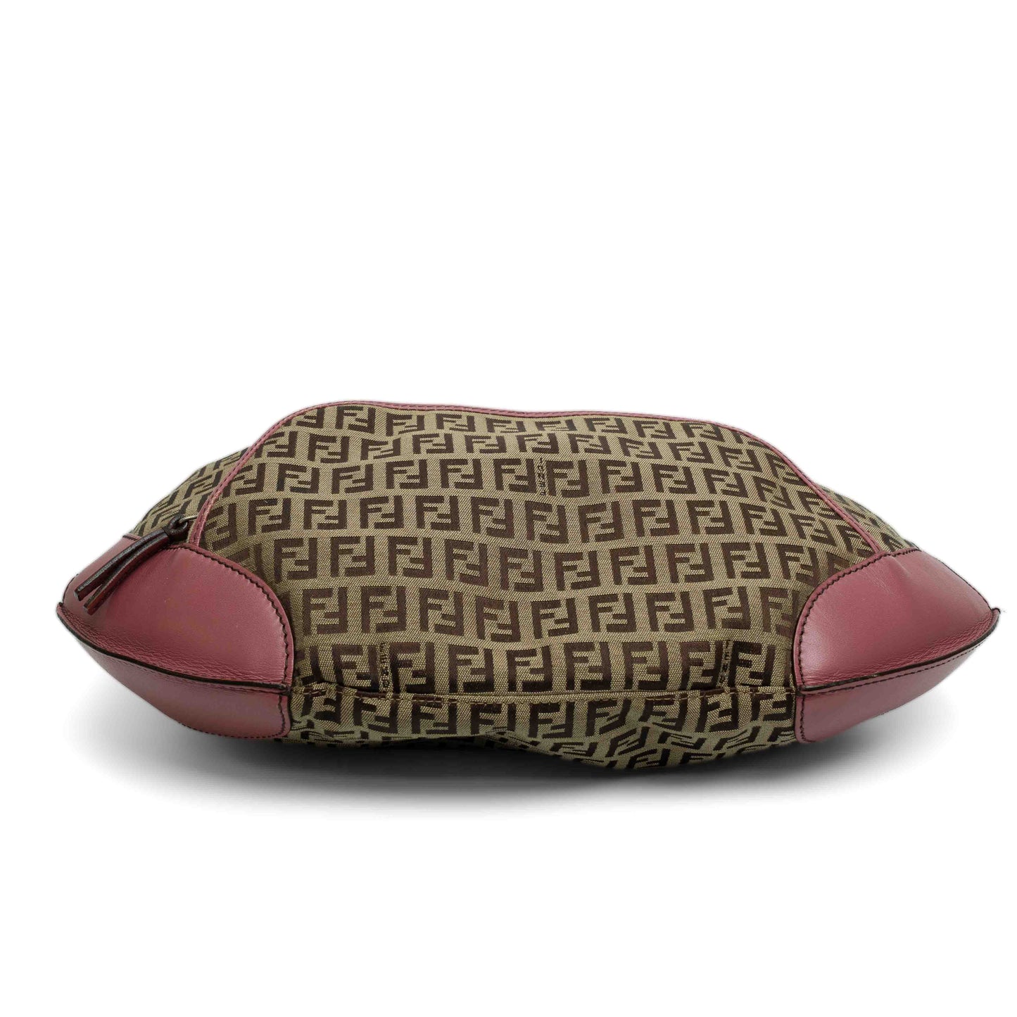 Fendi Pink Zucchino Canvas Chef Hobo
