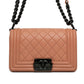 Chanel Small Boy Light Pink Calfskin Bag