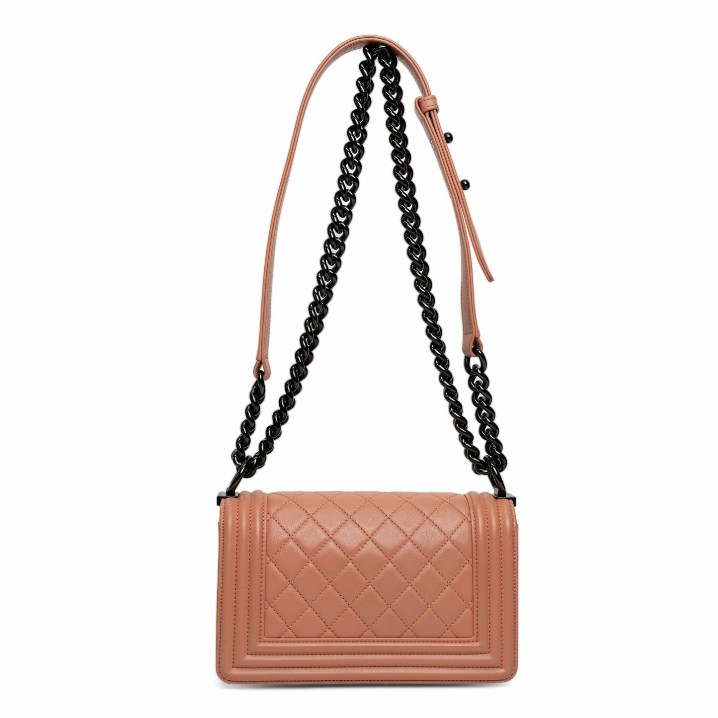 Chanel Small Boy Light Pink Calfskin Bag