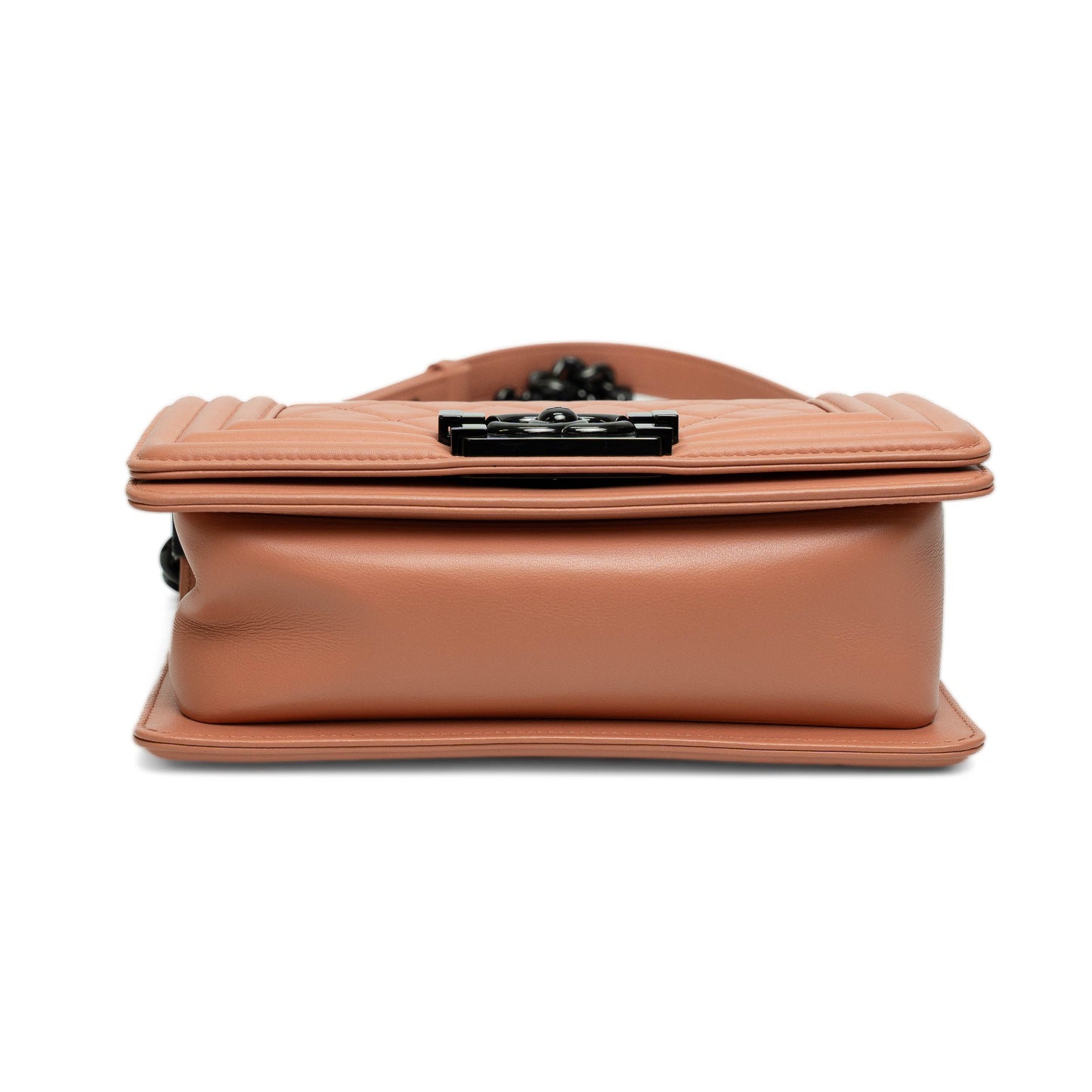 Chanel Small Boy Light Pink Calfskin Bag