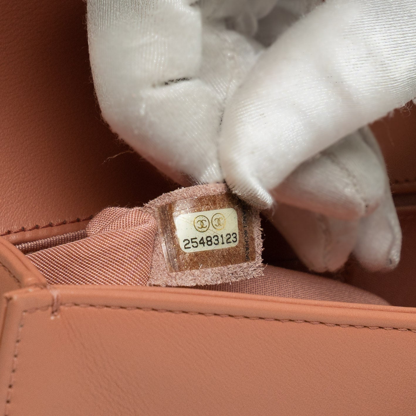 Chanel Small Boy Light Pink Calfskin Bag