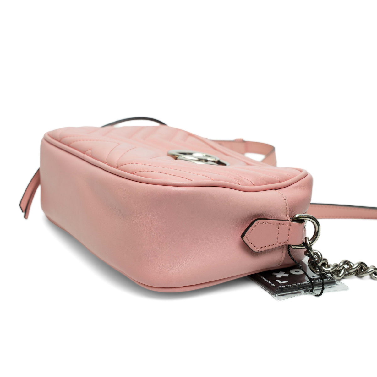 Gucci GG Marmont Mini Pink Matelasse Crossbody Bag