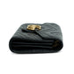 Gucci GG Marmont Black Matelasse Wallet