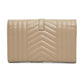 Saint Laurent Envelope Pale Beige Chain Wallet