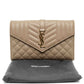 Saint Laurent Envelope Pale Beige Chain Wallet