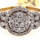 9ct Yellow Gold Diamond Cluster Ring image 0